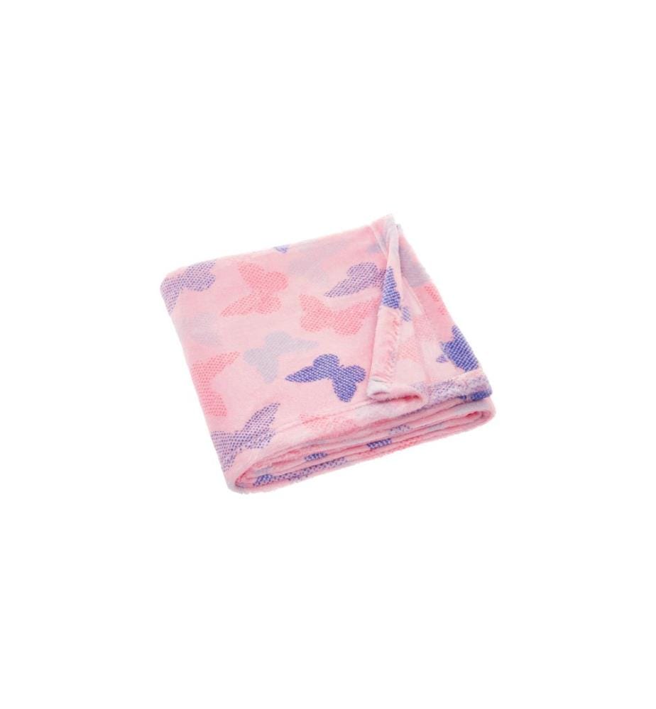 PLAYSHOES - Couverture douillette Papillons 75 x 100 cm