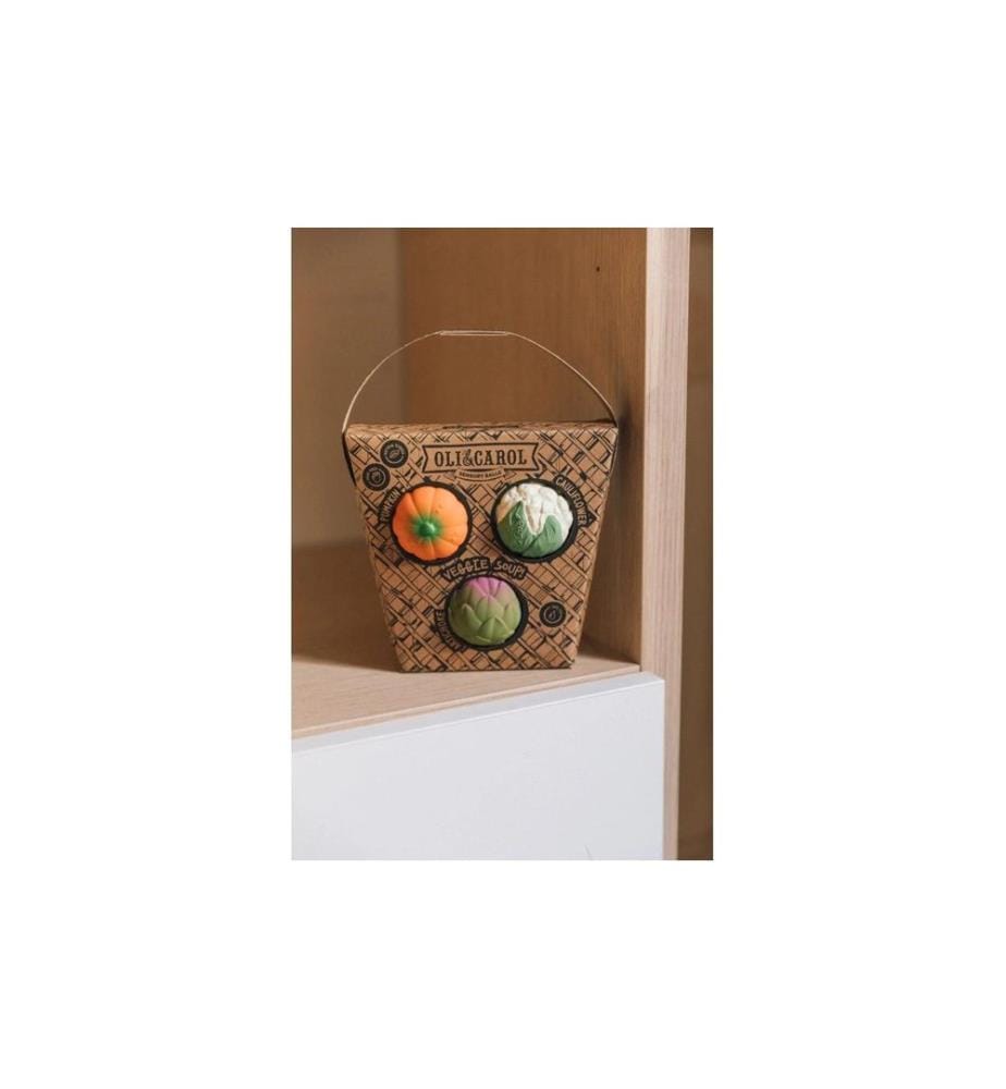 Oli&Carol - Greifling Veggie Soup Baby Sensory Balls