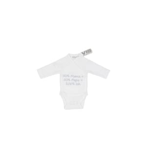 Very Important Baby - Body 50% Mama + 50% Papa = 100% Ich weiss Weiss