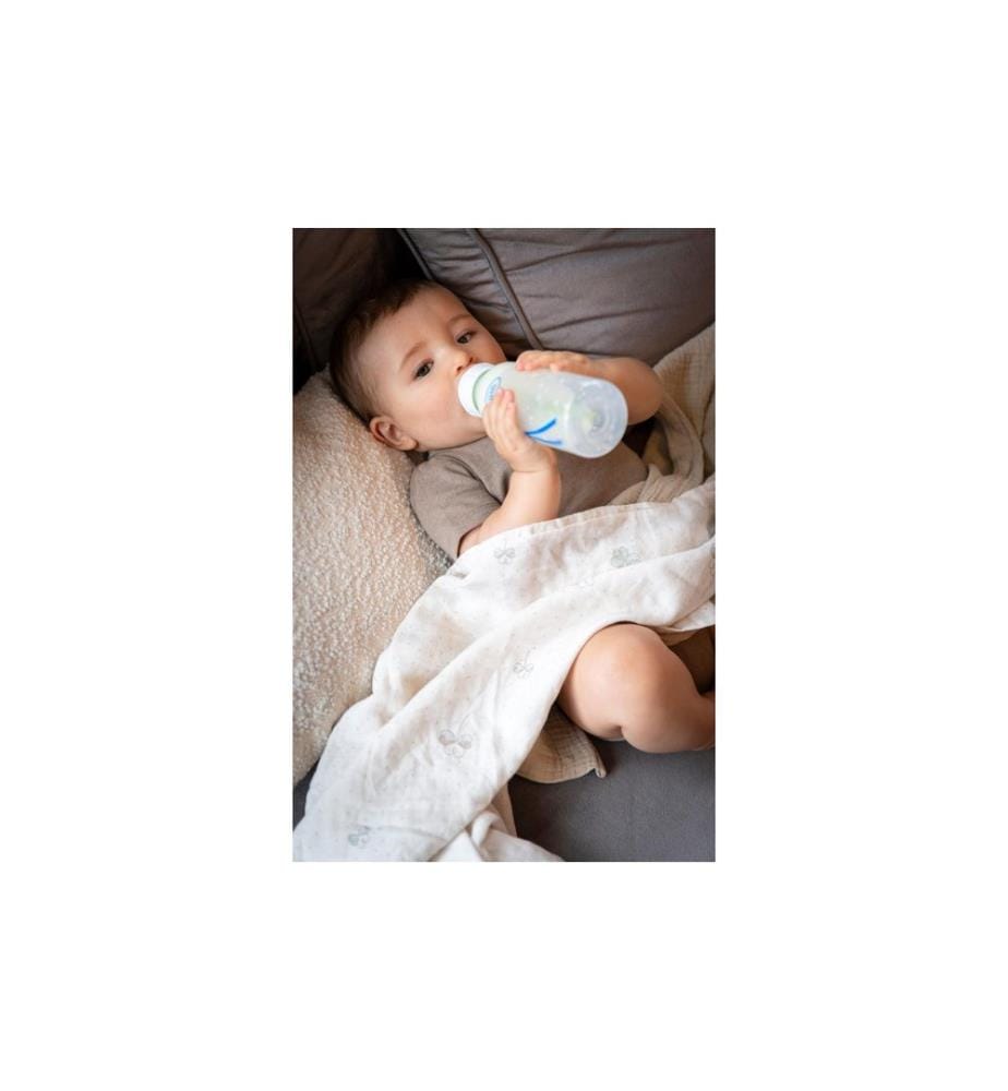 baby's only - Pucktuch Tender Beige/Clover, 115 cm x 115 cm