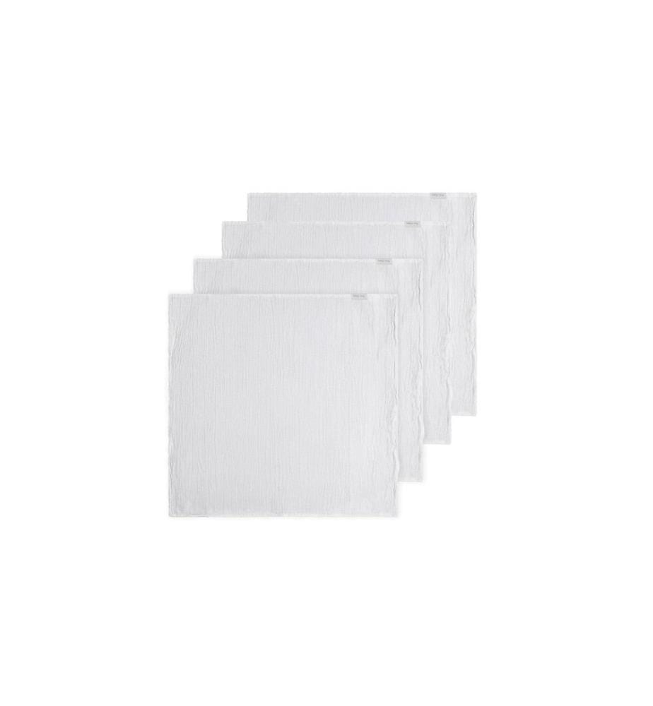 baby's only - Serviette à emmailloter Tender Blanc, 65 cm x 65 cm