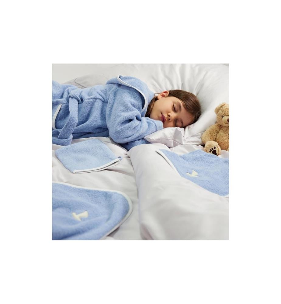 MÖVE - Gants de toilette pour bébé Soft Hug 15 x 20 cm, Aqua