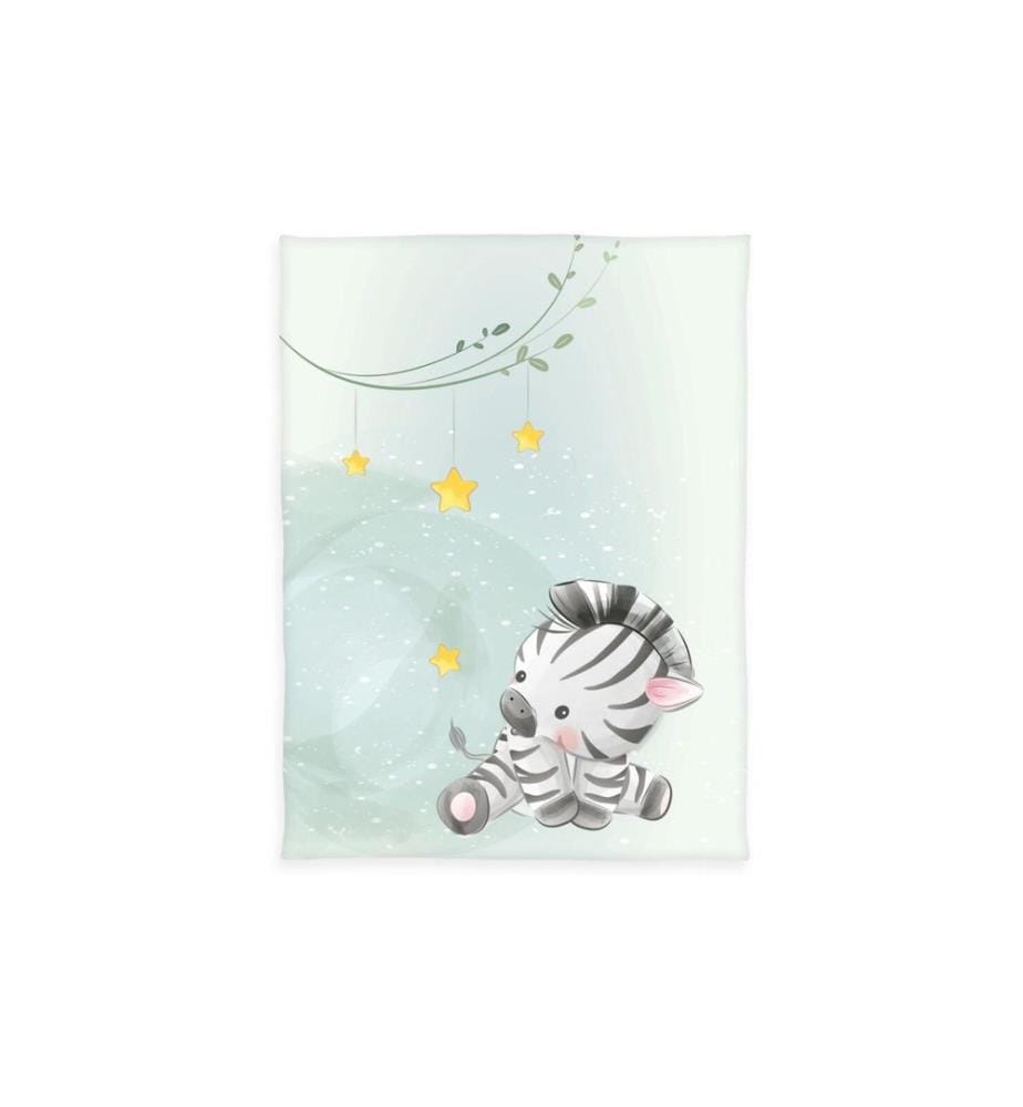 HERDING - Couverture douillette Zebra 75 x 100 cm