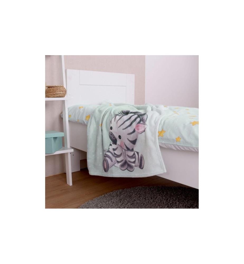HERDING - Couverture douillette Zebra 75 x 100 cm