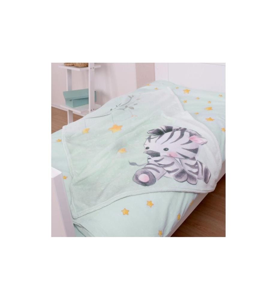 HERDING - Couverture douillette Zebra 75 x 100 cm