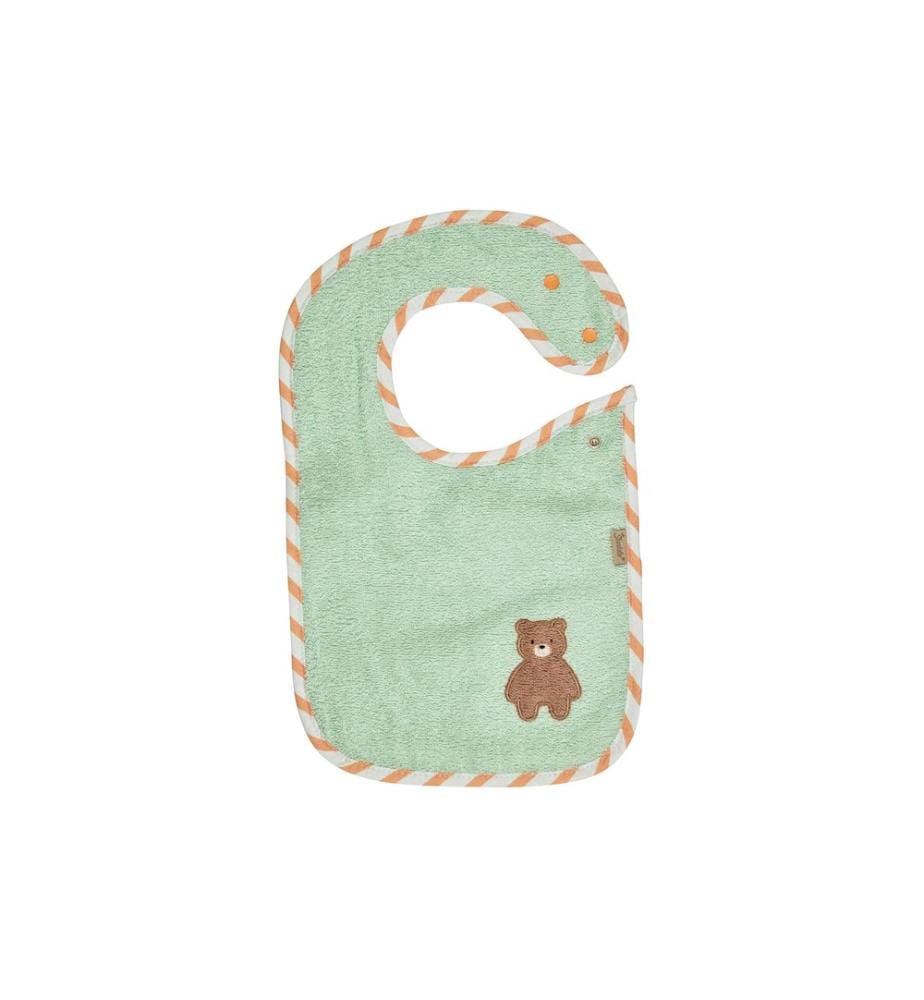 STERNTALER - Lätzchen Einlage Bär Bo 38 x 26 cm,  Mintgrün