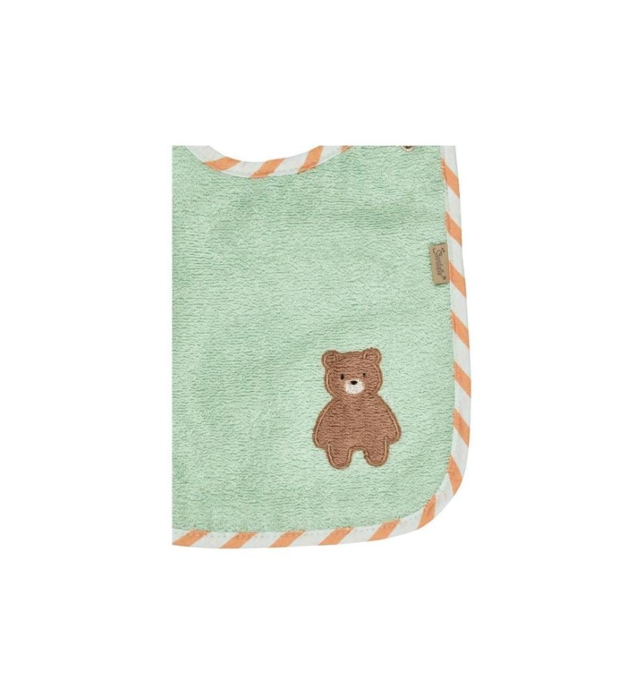 STERNTALER - Lätzchen Einlage Bär Bo 38 x 26 cm,  Mintgrün