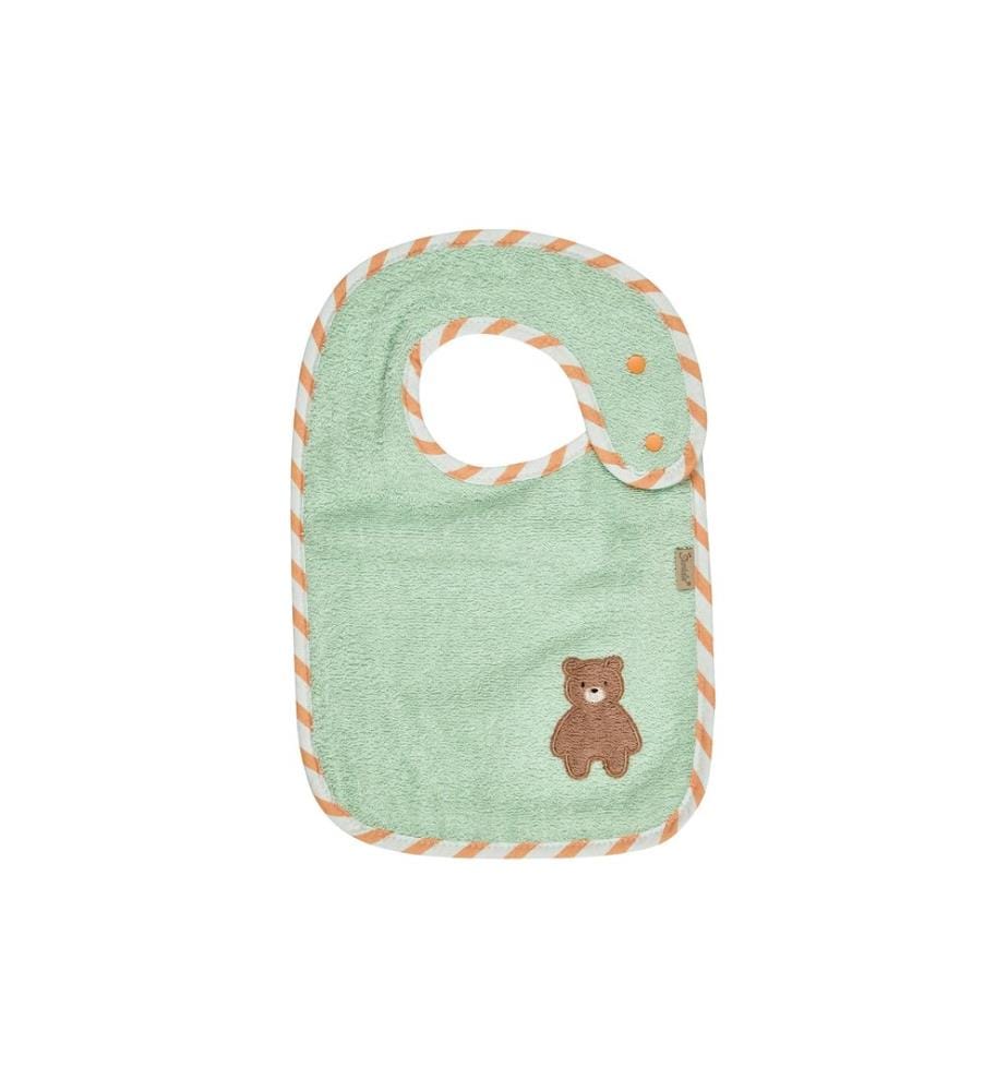 STERNTALER - Lätzchen Einlage Bär Bo 38 x 26 cm,  Mintgrün