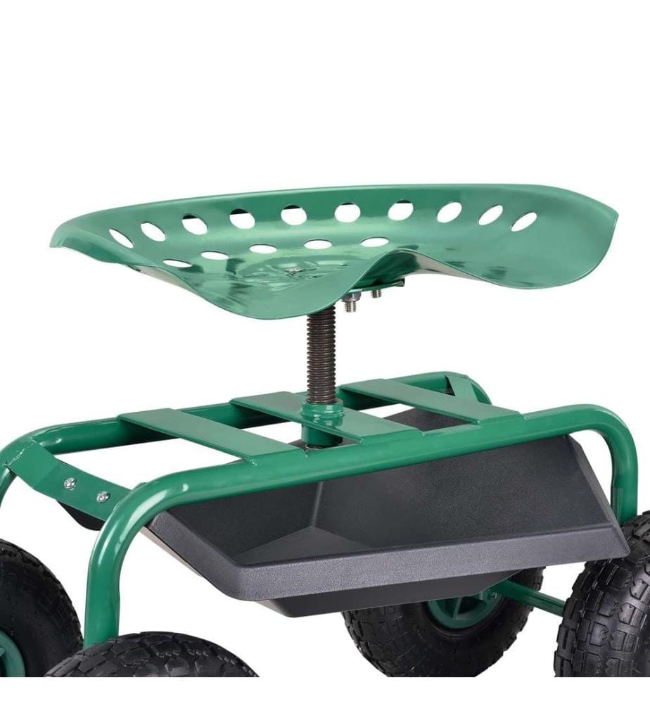 Sedile mobile da giardino fino a 135 kg Verde