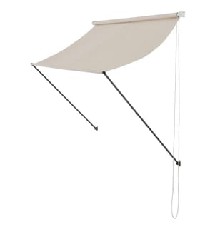Standmarkise Malaga mit Seitenzugkette 300x120 cm Sandfarben