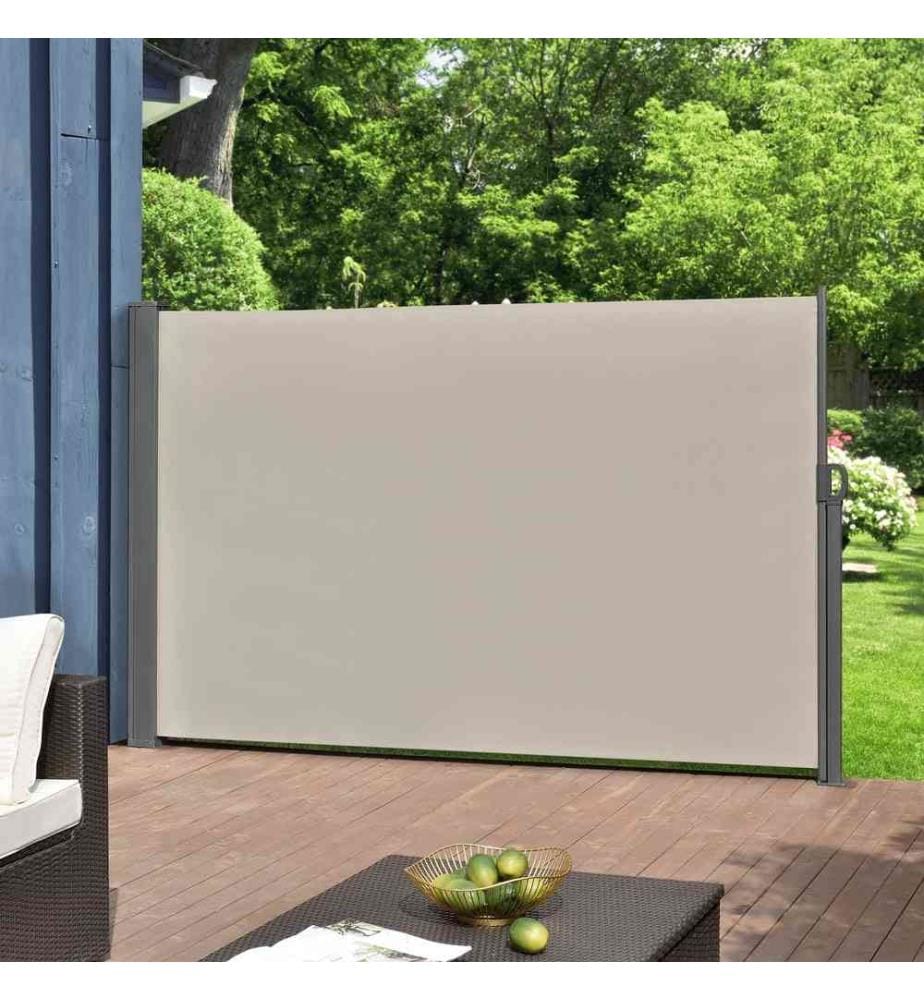 Seitenmarkise Mulhacén 160x300 cm Sandfarben Sichtschutz