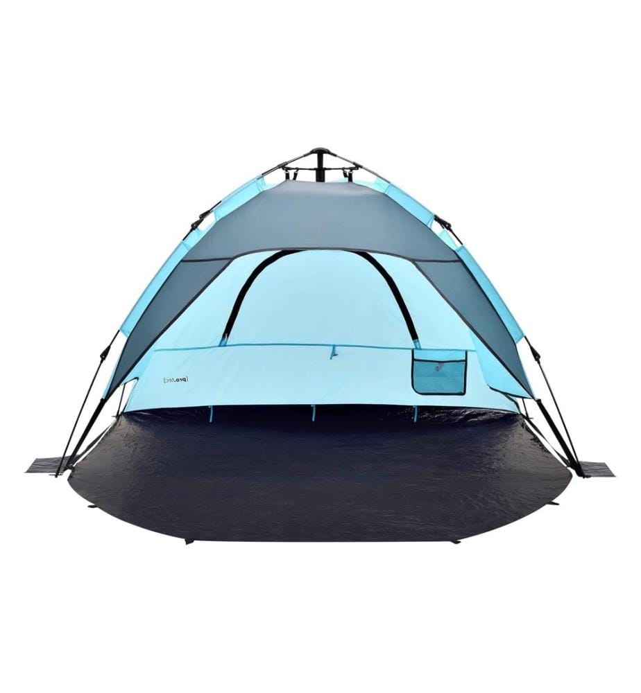 Beach shell Mullsjö Pop Up beach tent 215x135x140 cm light blue
