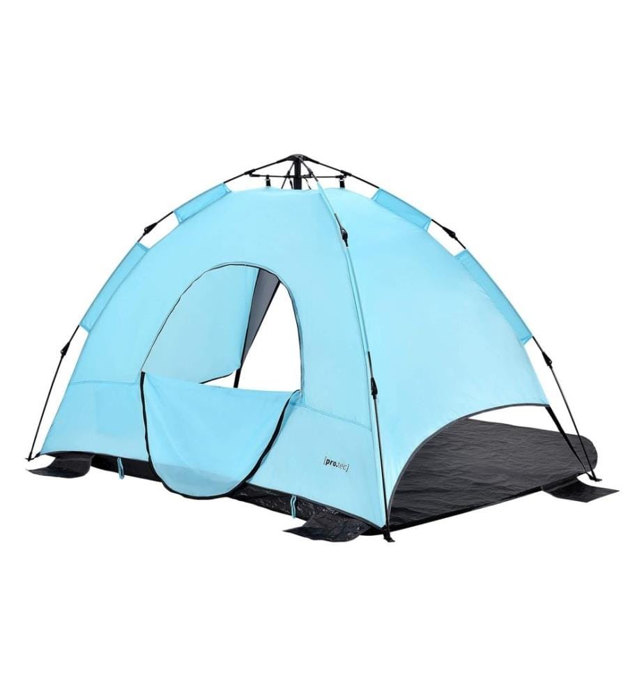 Beach shell Mullsjö Pop Up beach tent 215x135x140 cm light blue