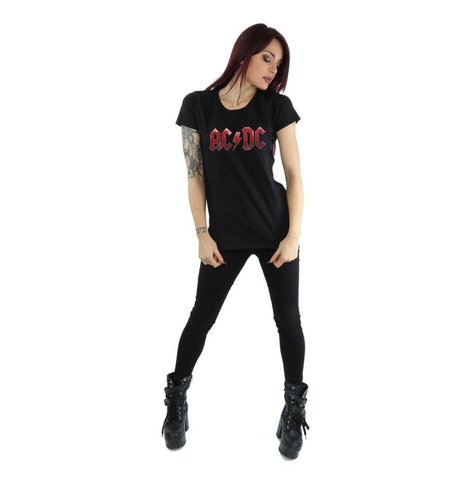 AC/DC Maglietta Marchio Ghiaccio Donna