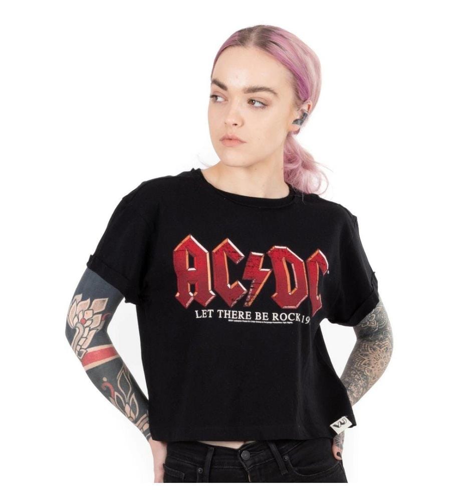AC/DC Let There Be Rock Maglietta Donna