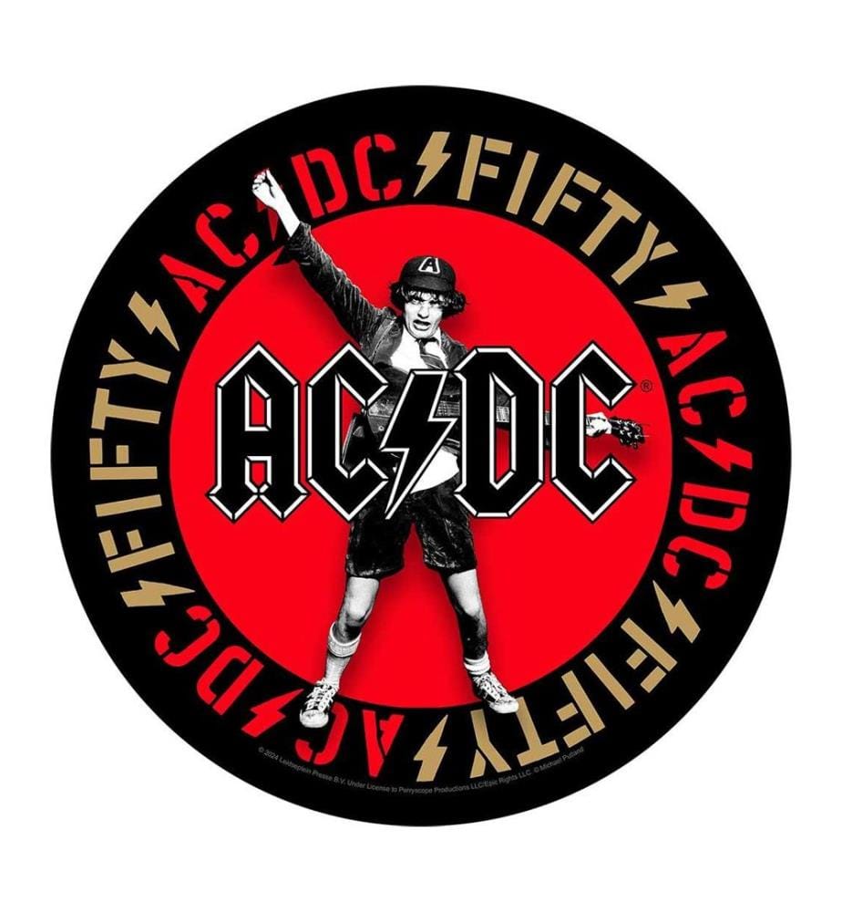 AC/DC - Patch "Angus Emblem", gewebter Stoff Aufnähen