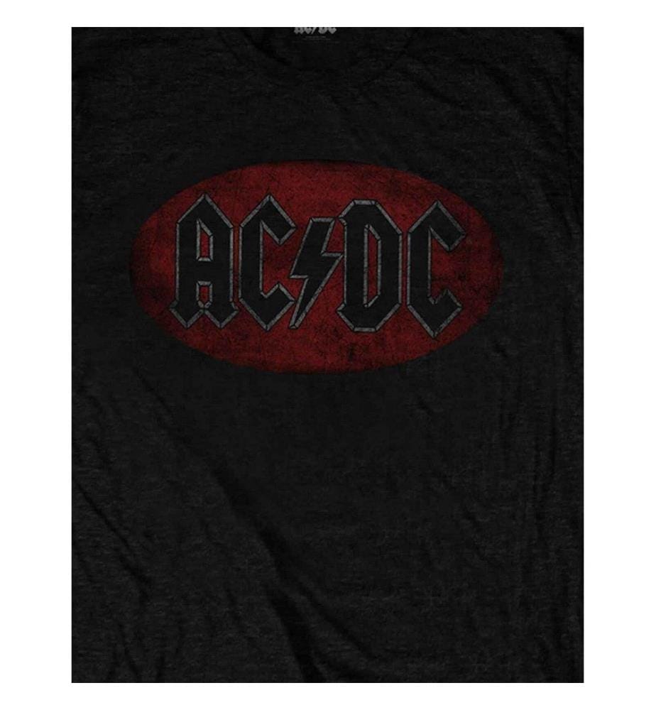 AC/DC Maglietta Ovale Logo Adulto Unisex