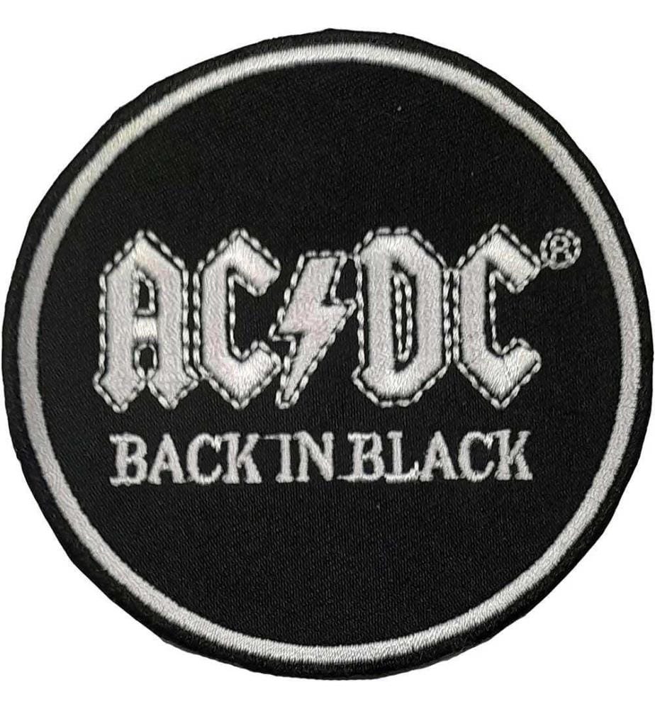 AC/DC - Patch à repasser BACK IN BLACK