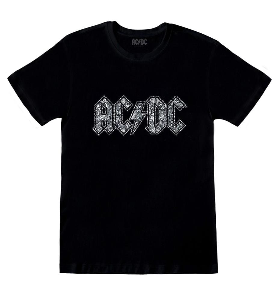 AC/DC Maglietta Diamante Logo Adulto Unisex