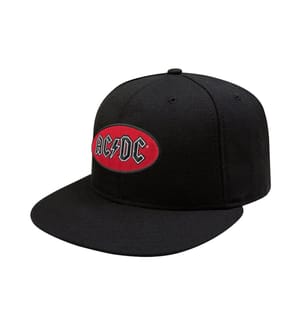 AC/DC - Snapback Mütze Logo für Herren/Damen Unisex