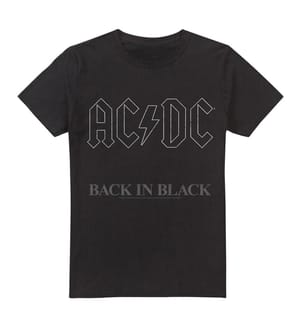 AC/DC - "Back In Black" T-Shirt für Herren