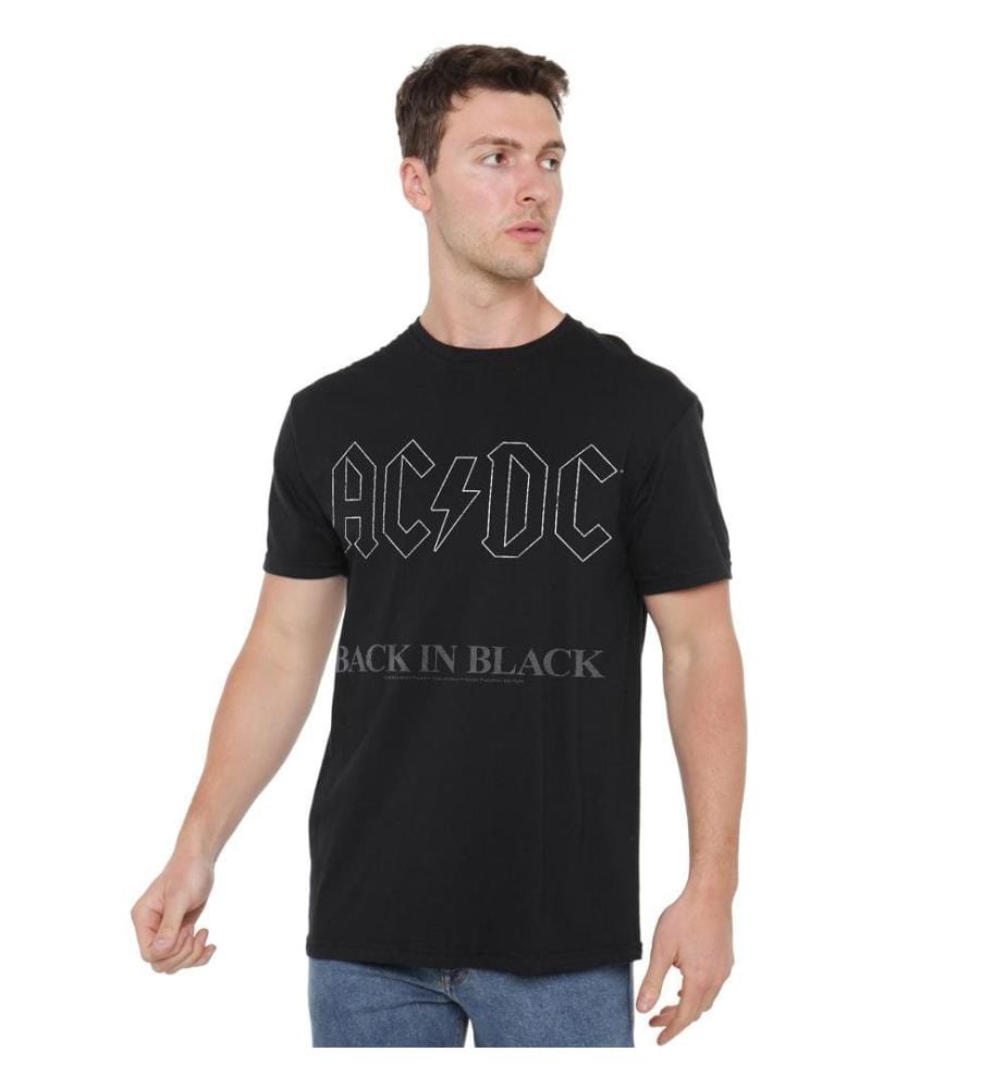 AC/DC - "Back In Black" T-Shirt für Herren