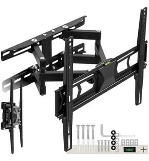 Support mural TV 26"- 75" orientable et inclinable - noir