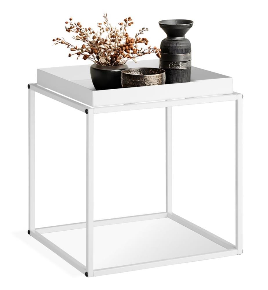 Table d'appoint CAMBRIDGE 40x40x44 cm - blanc