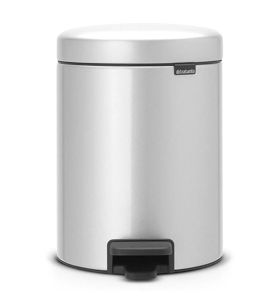 Treteimer Newicon 5 L - Silber