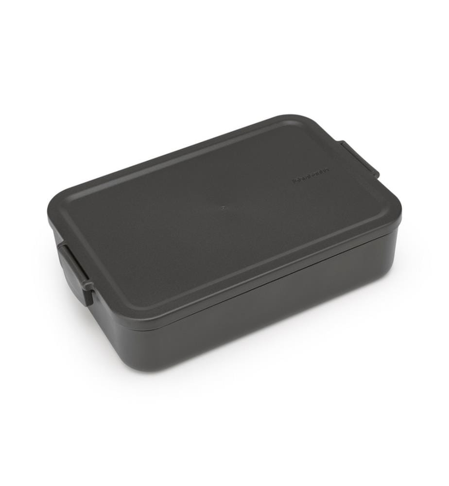 Make & Take Lunchbox, Large, Plastic - Dark Grey