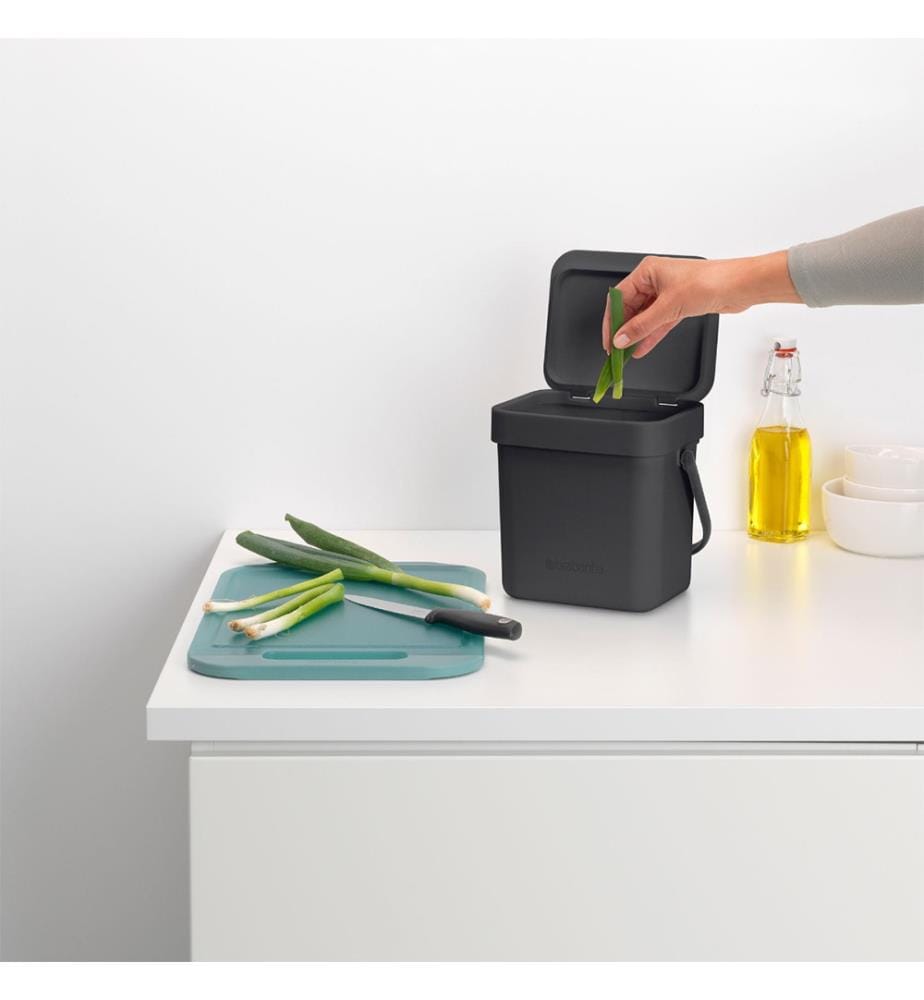 Abfallbehälter Sort & Go 3 L - Grau