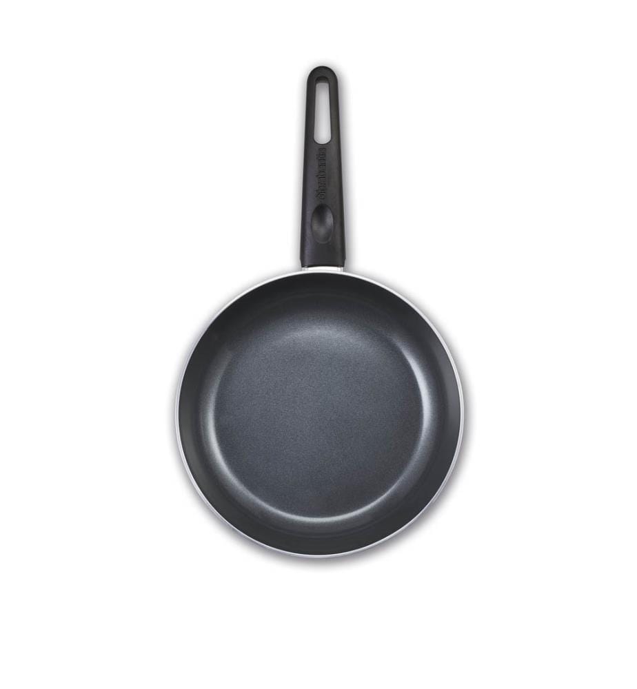 Indu+ Recycelte Pfanne ohne Pfannen, 24 cm, Antihaftbeschichtung - Hellgrau