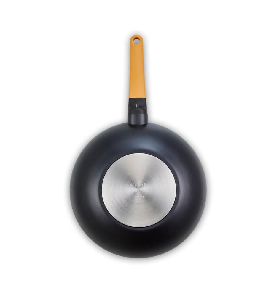 Tasty+ Recycelter Pfas-Free Wok, 30 cm, Antihaft - Honiggelb