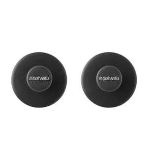 ReNew Handtuchhaken, 2er-Set, inkl. Schrauben und Klebeband - Dunkelgrau