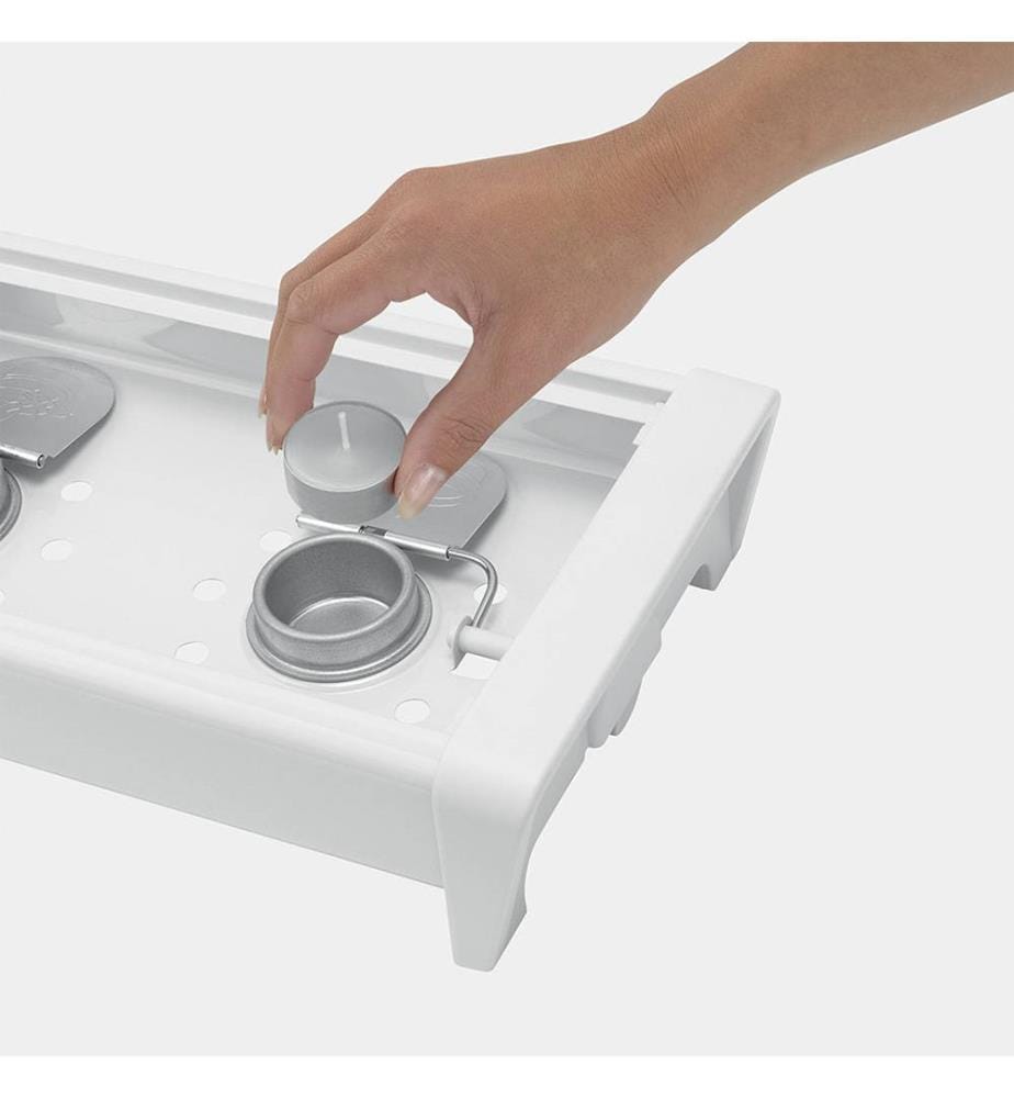 Chauffe-Plat 2 Bougies - Blanc