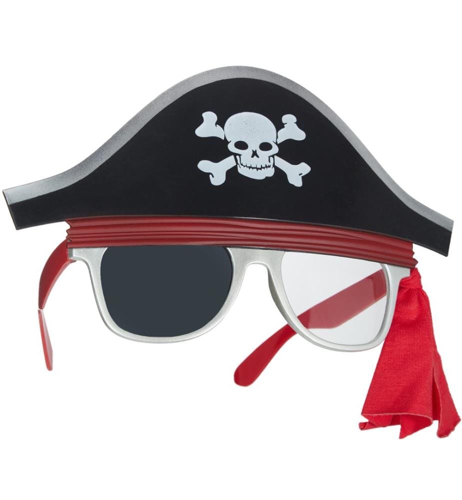 Spassbrille Pirat mit Stirnband
