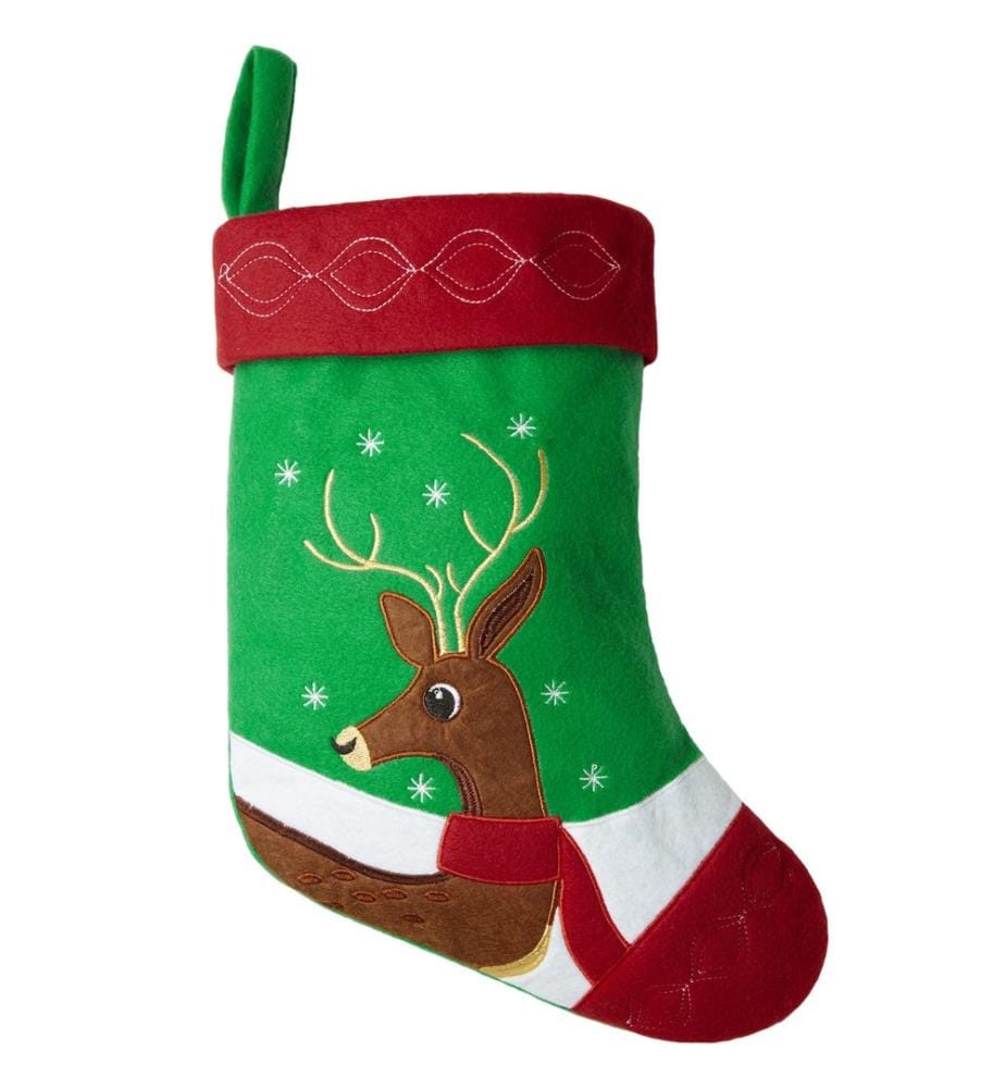 Botte de Saint Nicolas avec motif de renne