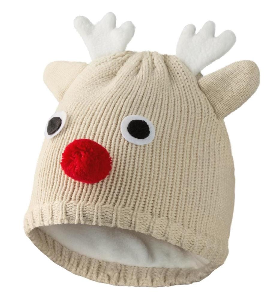 Bonnet de renne beige