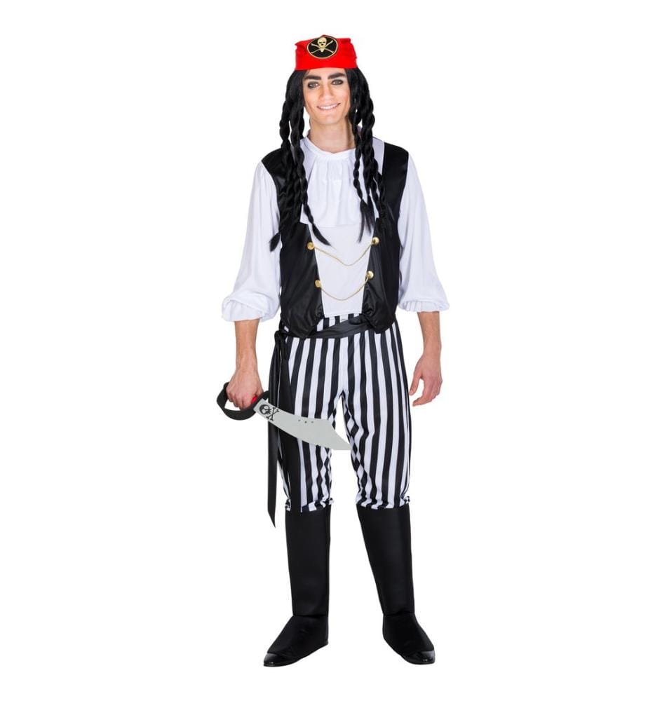 Costume da uomo - Capitano pirata Lupo di Mare
