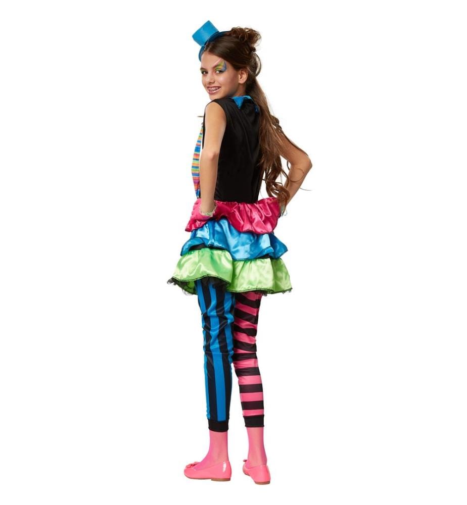 Costume da bambina - ragazza - Clown Crazy New Wave