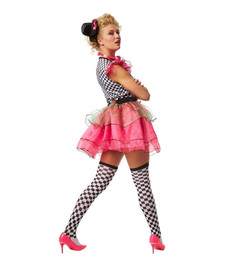 Costume da donna - Clown Neon