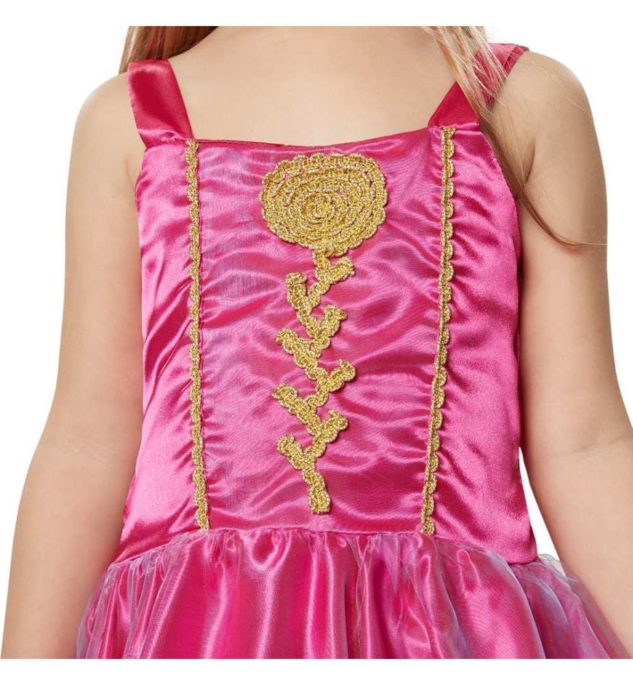 Mädchenkostüm Prinzessin pinke Rose