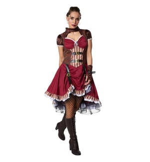 Frauenkostüm Steampunk Edelfrau