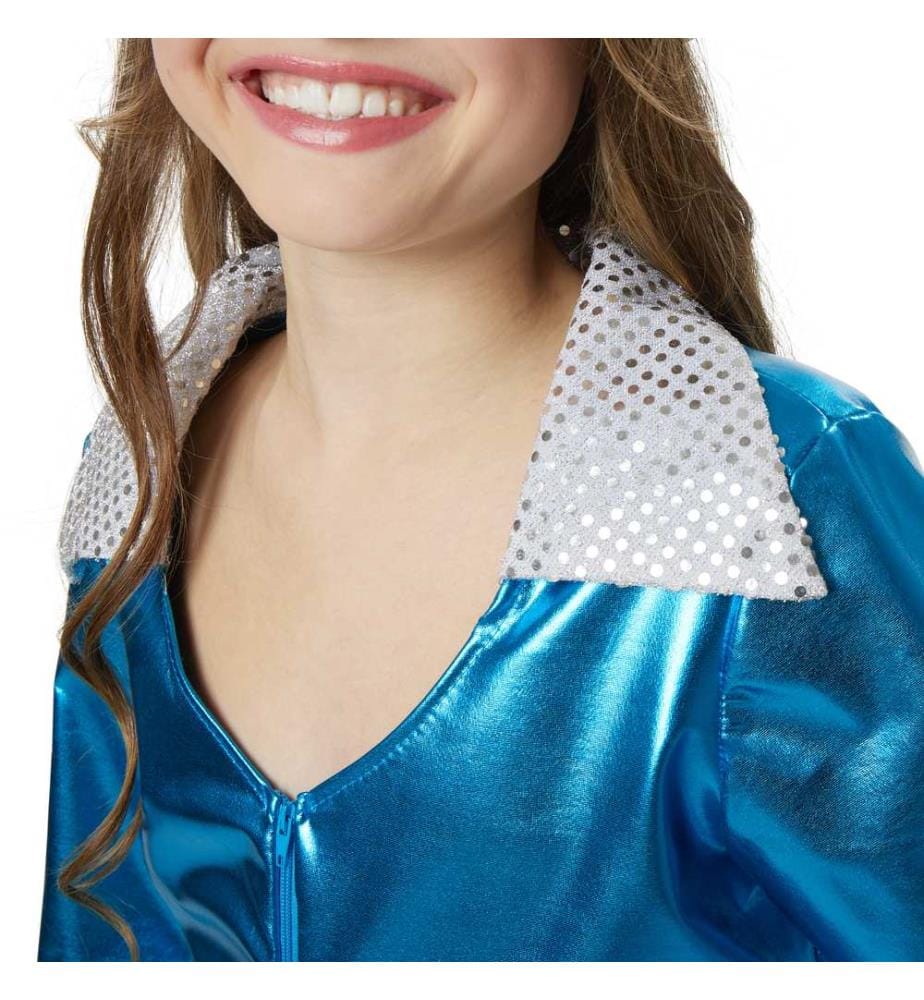 Mädchenkostüm Glitzerndes Disco Starlet