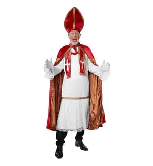 Set de Saint Nicolas rouge foncé