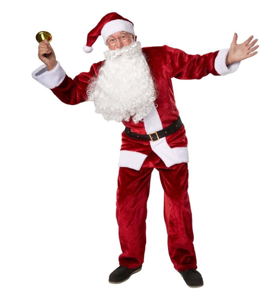 Set da Babbo Natale rosso cupo