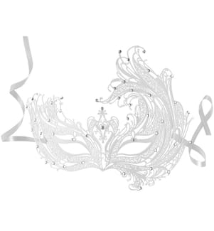 Maschera metallica Fenice