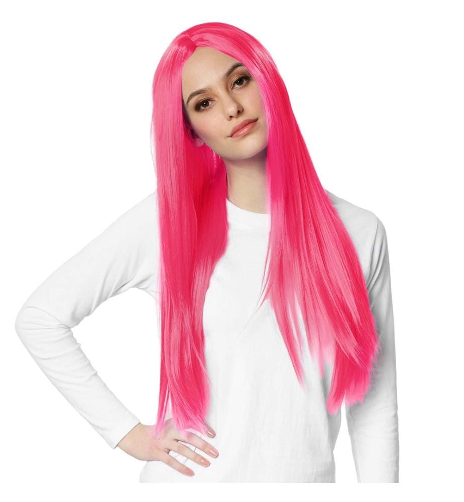 Perruque cheveux longs lisses