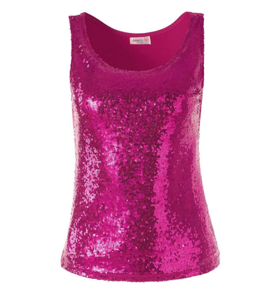 Top à bretelles à paillettes