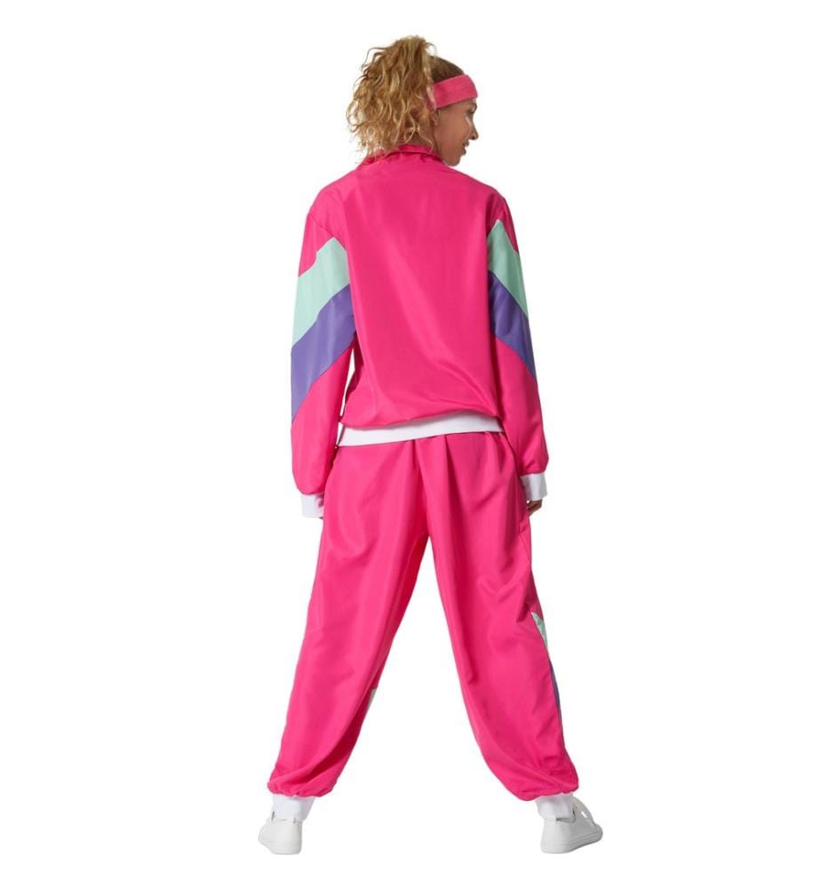 Costume da donna retro anni '80'90 tuta da jogging